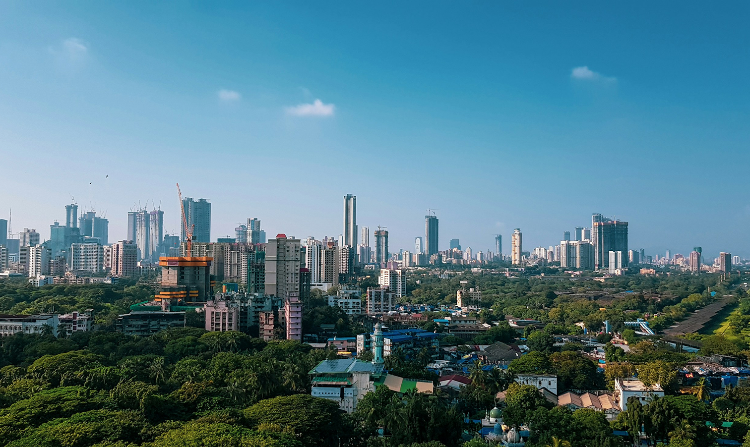 City skyline banner